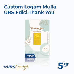 UBS Logam Mulia Custom Thank You 5gr - Floral