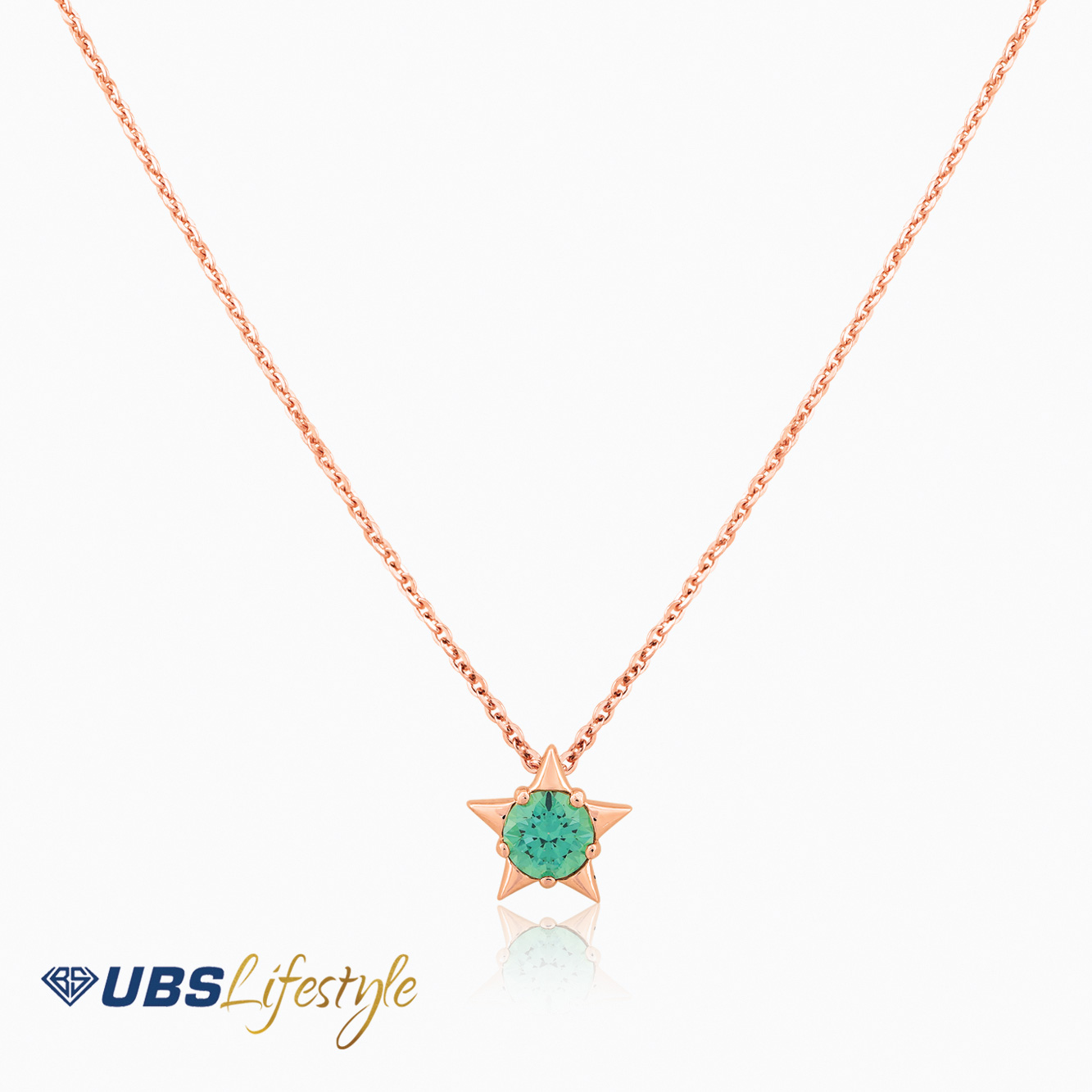 UBS Kalung Emas Birthstone - Kkv14178-5 - 17K - May