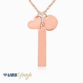 UBS Kalung Emas Lettera Set - 17K