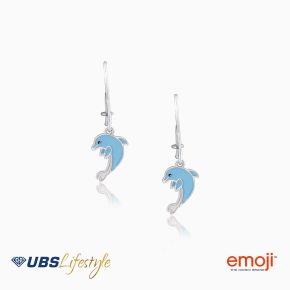 UBS Anting Emas Anak Emoji -  Aaq0002B - 17K - Biru