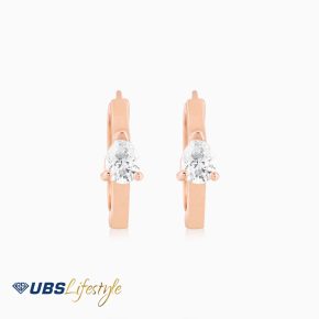 UBS Anting Emas Rachel Rose - Cad0997R - 17K