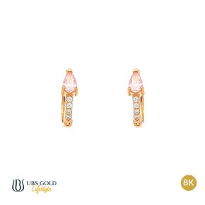 UBS Anting Emas Rachel Rose - Cad1002K - 8K