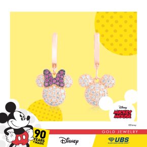 MICKEY & MINNIE MOUSE EARRING