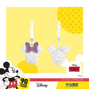 MICKEY & MINNIE MOUSE EARRING