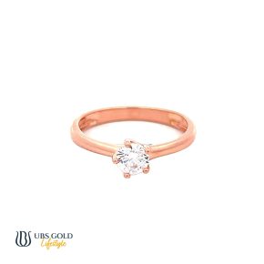 UBS Cincin Emas Solitaire - Cc14819 - 17K