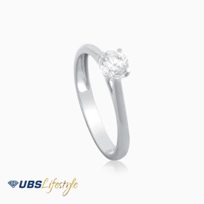 UBS Cincin Emas Solitaire - Cc14822W - 17K