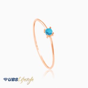 UBS Cincin Emas Birthstone - Cc15500-12 - 17K - Dec