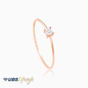 UBS Cincin Emas Birthstone - Cc15500-4 - 17K - Apr