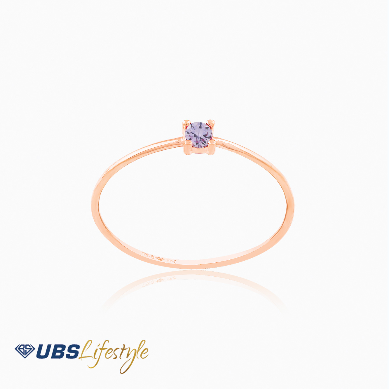 UBS Cincin Emas Birthstone - Cc15500-6 - 17K - Jun