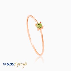 UBS Cincin Emas Birthstone - Cc15500-8 - 17K - Aug