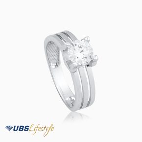 UBS Cincin Emas Solitaire - Cc15900W - 17K