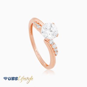 UBS Cincin Emas Solitaire - Cc16023R - 17K