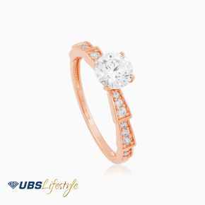 UBS Cincin Emas Solitaire - Cc16024R - 17K
