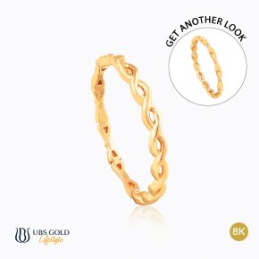 UBS Cincin Emas Two Way Looks - Cc70541K - 8K