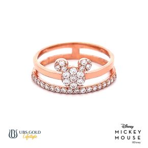 UBS Cincin Emas Disney Mickey Mouse - Ccy0026 - 17K
