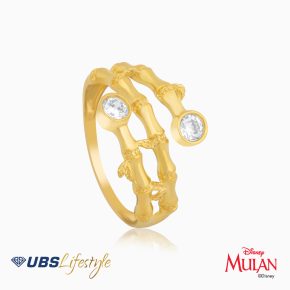 UBS Cincin Emas Disney Princess Mulan - Ccy0080Y - 17K