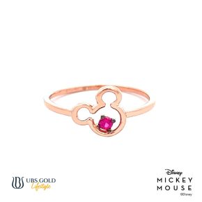 UBS Cincin Emas Disney Mickey Mouse - Ccy0085 - 17K