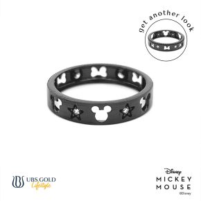 UBS Cincin Emas Disney Mickey & Minnie Mouse - Ccy0111 - 17K