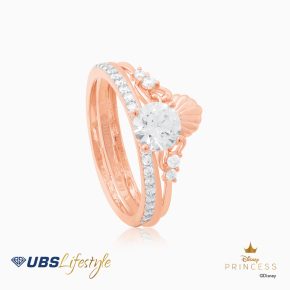 UBS Cincin Emas Disney Princess Ariel - Ccy0134 - 17K