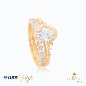 UBS Cincin Emas Disney Princess Mulan - Ccy0137 - 17K