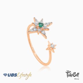 UBS Cincin Emas Disney Tinker Bell - Ccy0173Rh - 17K
