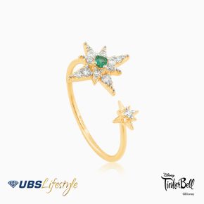UBS Cincin Emas Disney Tinker Bell - Ccy0173Yh - 17K