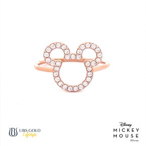 UBS Cincin Emas Disney Mickey Mouse - Ccy0183 - 17K