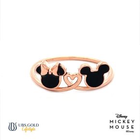 UBS Cincin Emas Disney Mickey & Minnie Mouse - Ccy0184 - 17K