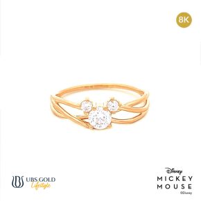 UBS Cincin Emas Disney Mickey Mouse - Ccy0187K - 8K
