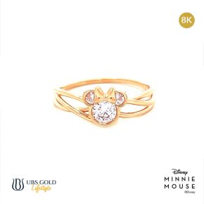 UBS Cincin Emas Disney Minnie Mouse - Ccy0188K - 8K