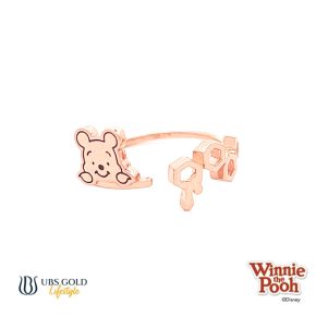 UBS Cincin Emas Disney Winnie The Pooh - Ccy0199 - 17K