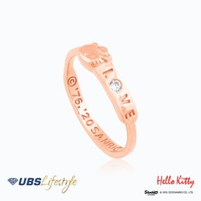 UBS Cincin Emas Sanrio Hello Kitty - Ccz0023R - 17K