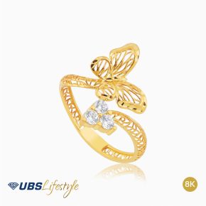 UBS Cincin Emas Yura Yellow - Cdc0131Y - 8K