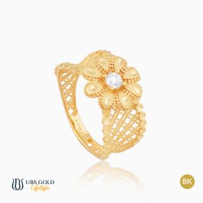UBS Cincin Emas Yura Yellow - Cdc0136Y - 8K
