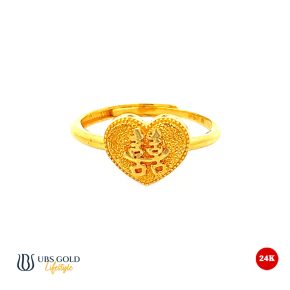 UBS Cincin Emas Shuang Xi - Cdc0389G - 24K