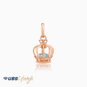 UBS Liontin Emas Krone - Cdl0057 - Merah - 17K