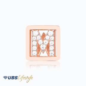 UBS Liontin Emas Carendelano Alpha Cube M - Cdm0130R - 17K