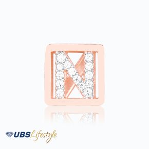 UBS Liontin Emas Carendelano Alpha Cube N - Cdm0135R - 17K