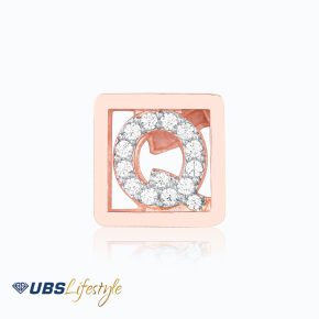 UBS Liontin Emas Carendelano Alpha Cube Q - Cdm0136R - 17K