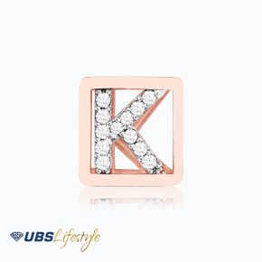 UBS Liontin Emas Carendelano Alpha Cube K - Cdm0139R - 17K