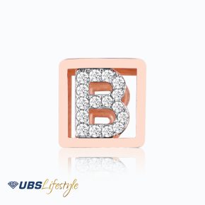UBS Liontin Emas Carendelano Alpha Cube B - Cdm0142R - 17K