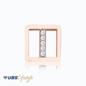 UBS Liontin Emas Carendelano Alpha Cube I - Cdm0143R - 17K