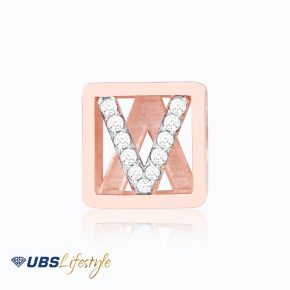 UBS Liontin Emas Carendelano Alpha Cube V - Cdm0148R - 17K