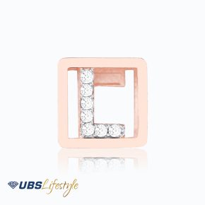 UBS Liontin Emas Carendelano Alpha Cube L - Cdm0151R - 17K