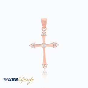UBS Liontin Emas Salib - Clb0765R - 17K