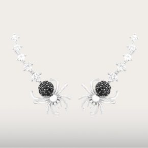 BLACK SPIDER EARRING