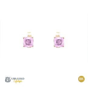 UBS Anting Emas Rachel Rose - Cwb0826K - 8K