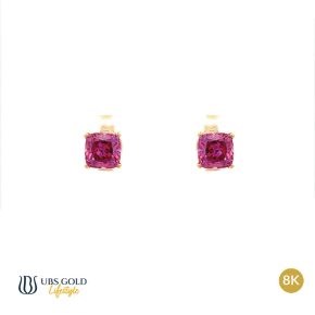 UBS Anting Emas Rachel Rose - Cwb0826K - 8K