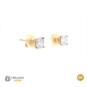 UBS Anting Emas Rachel Rose - Cwb0826K - 8K