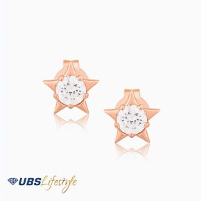 UBS Anting Emas Birthstone - Cwb0833-4 - 17K - Apr